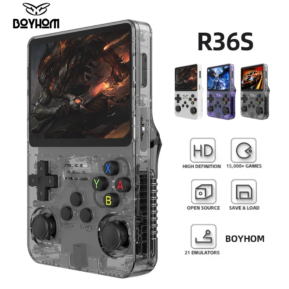 128G R36S Portable Retro Video Game Console 